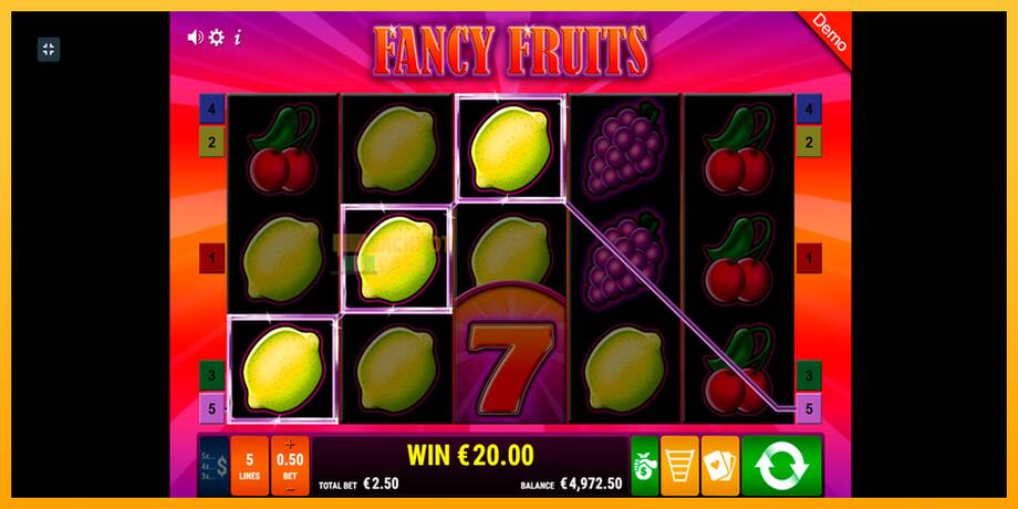 Fancy Fruits машина за игри за пари, слика 4