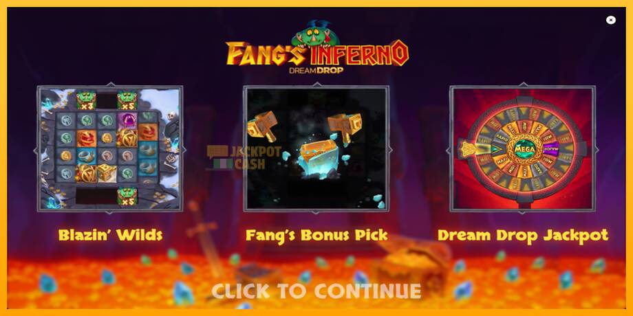 Fangs Inferno Dream Drop машина за игри за пари, слика 1