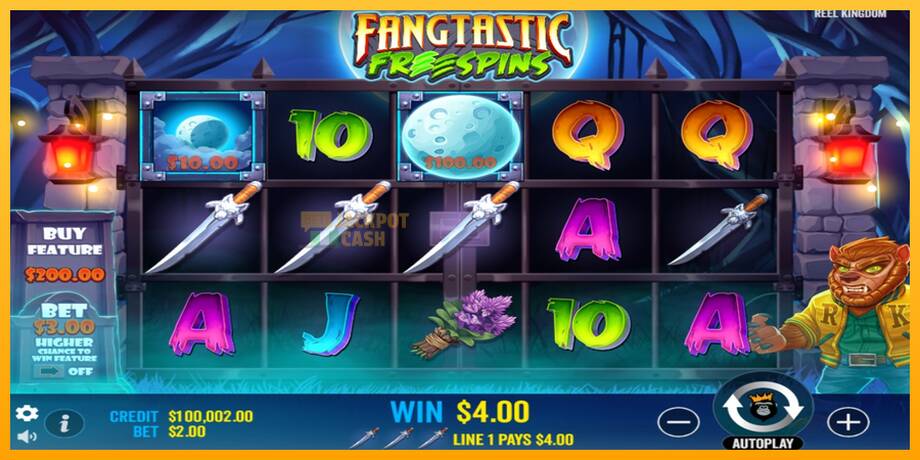 Fangtastic Freespins машина за игри за пари, слика 3