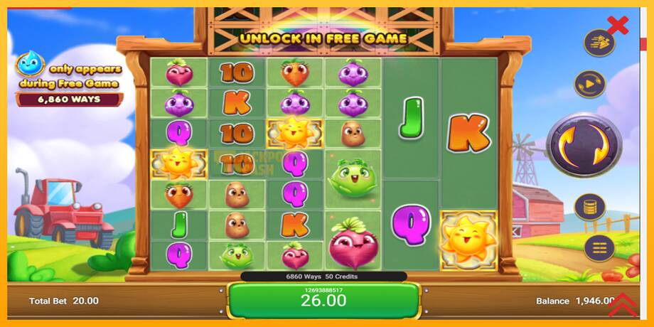 Farmland Frenzy Maxways машина за игри за пари, слика 3