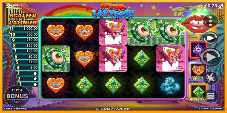 Fever Las Vegas машина за игри за пари, слика 2