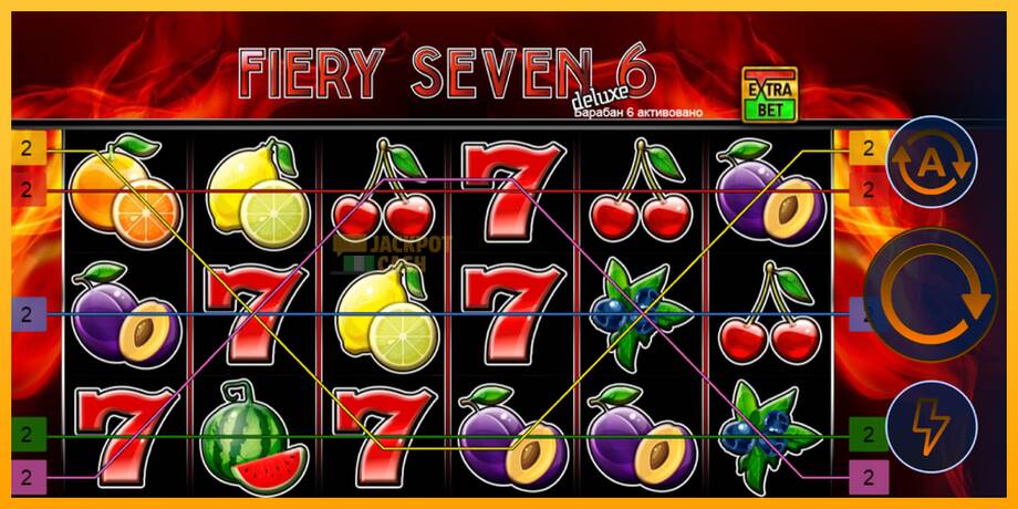 Fiery Sevens Deluxe Six машина за игри за пари, слика 1