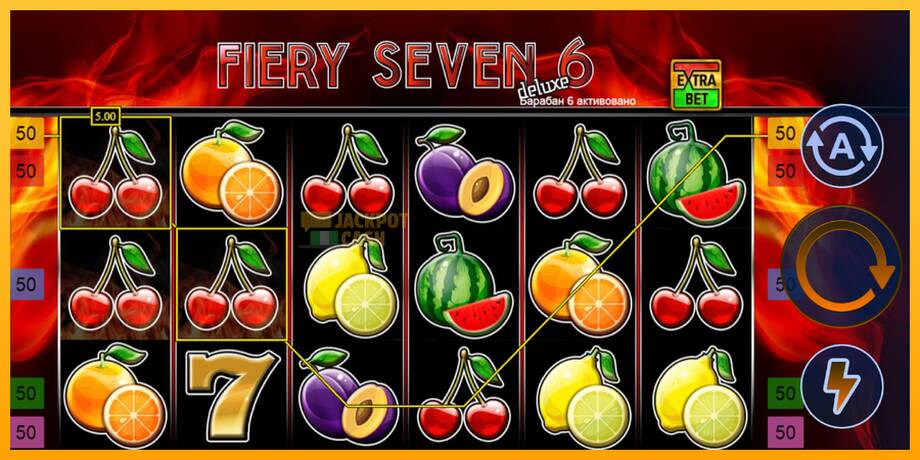 Fiery Sevens Deluxe Six машина за игри за пари, слика 4