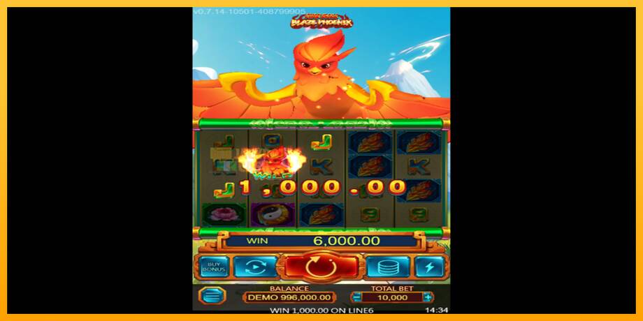 Fire Ball Blaze Phoenix машина за игри за пари, слика 6