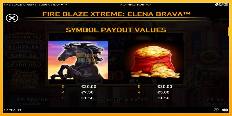 Fire Blaze Extreme: Elena Brava машина за игри за пари, слика 6