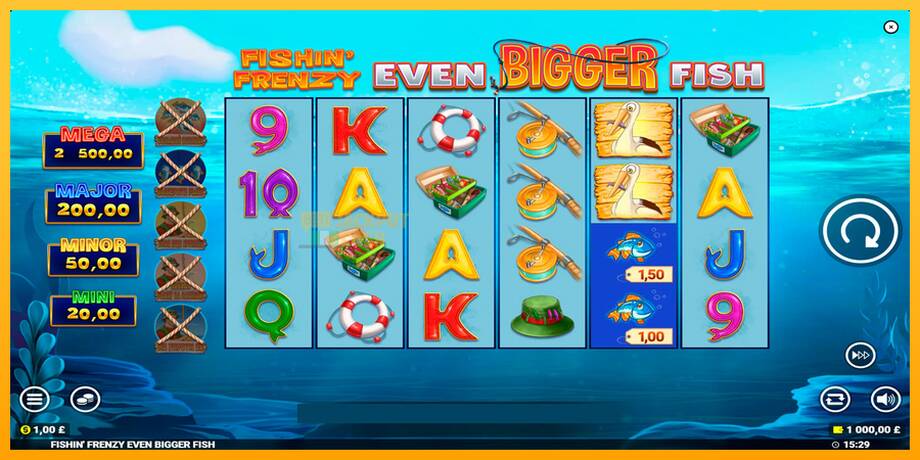 Fishin Frenzy Even Bigger Fish машина за игри за пари, слика 1