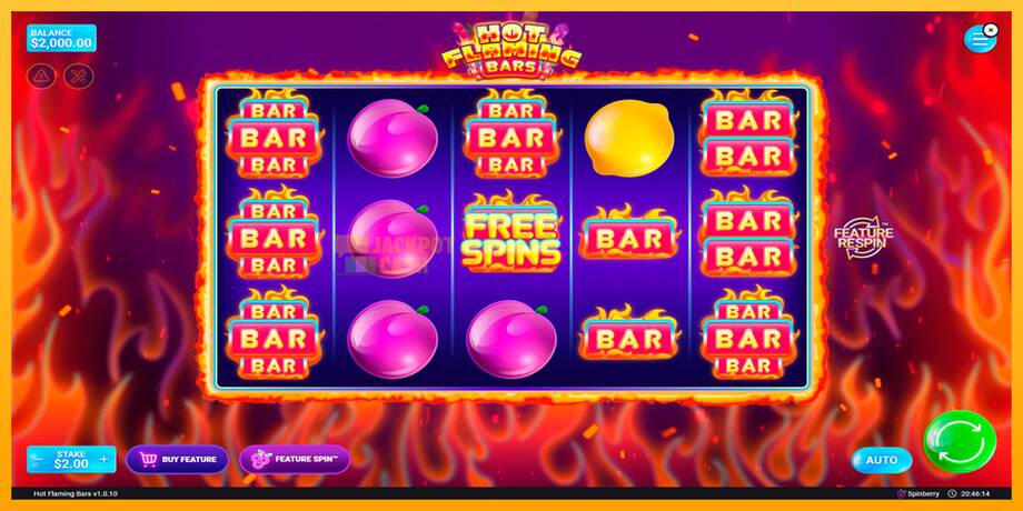 Flaming Bars машина за игри за пари, слика 1