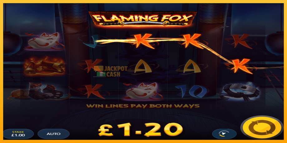 Flaming Fox машина за игри за пари, слика 3