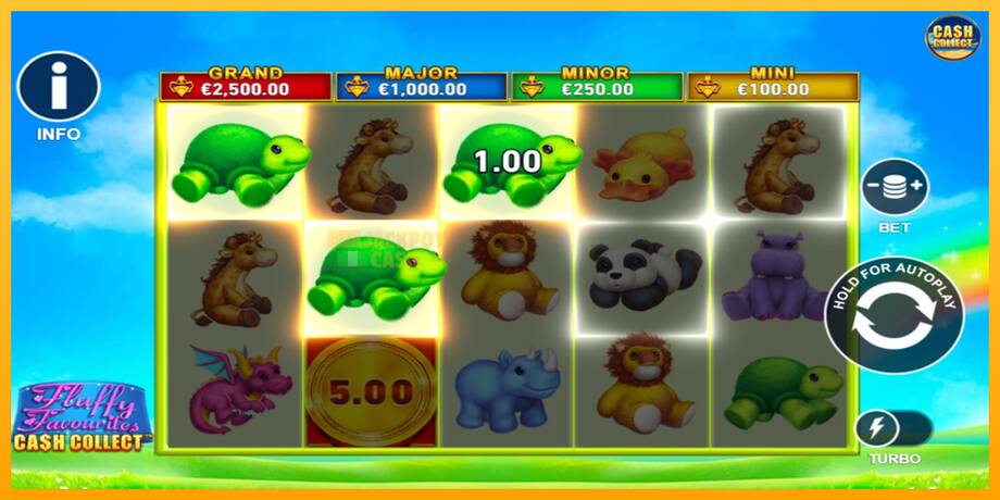 Fluffy Favourites Cash Collect машина за игри за пари, слика 3