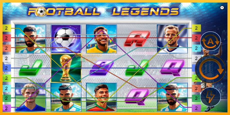 Football Legends машина за игри за пари, слика 2