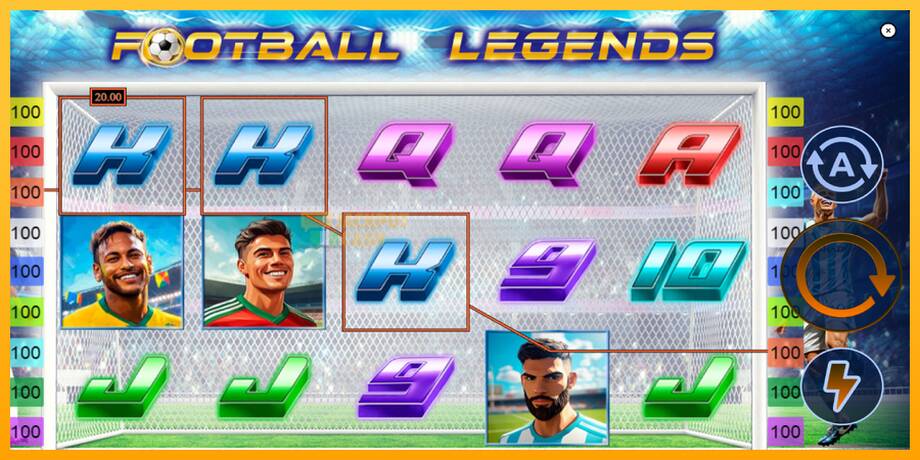 Football Legends машина за игри за пари, слика 4