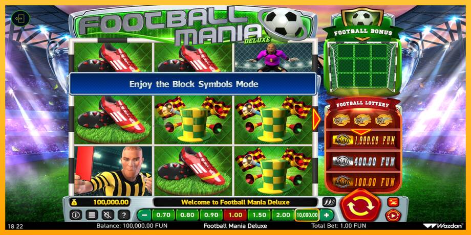 Football Mania Deluxe машина за игри за пари, слика 2