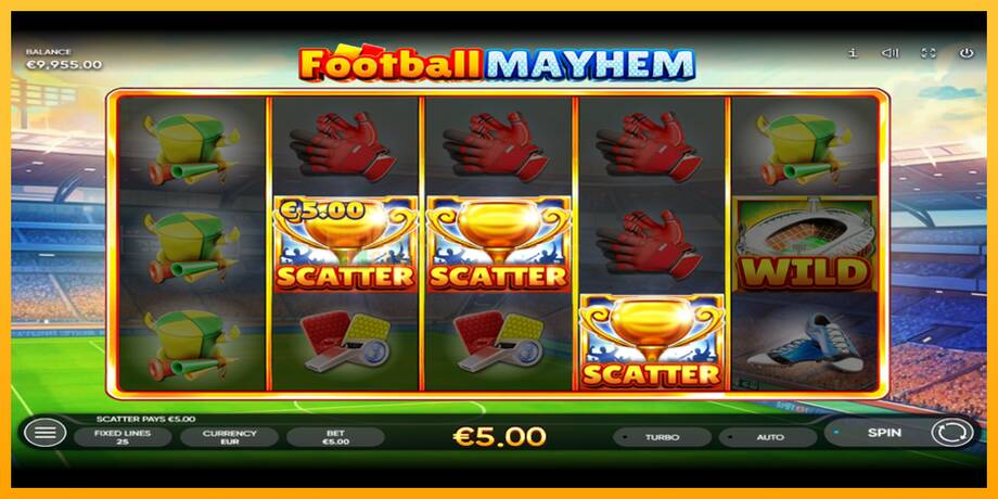 Football Mayhem машина за игри за пари, слика 3