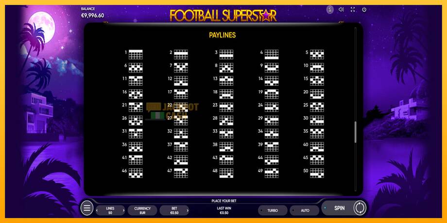 Football Superstar машина за игри за пари, слика 7