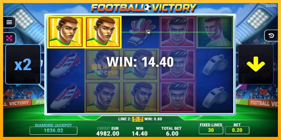 Football Victory машина за игри за пари, слика 3