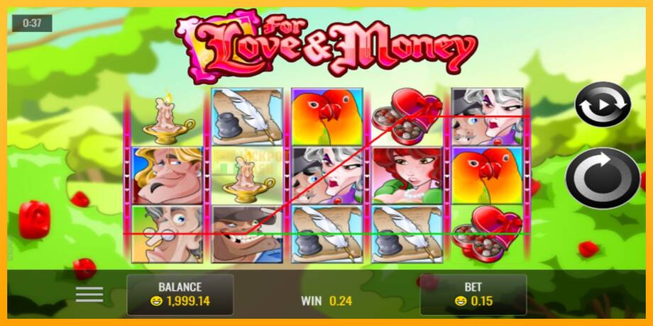 For Love and Money машина за игри за пари, слика 2