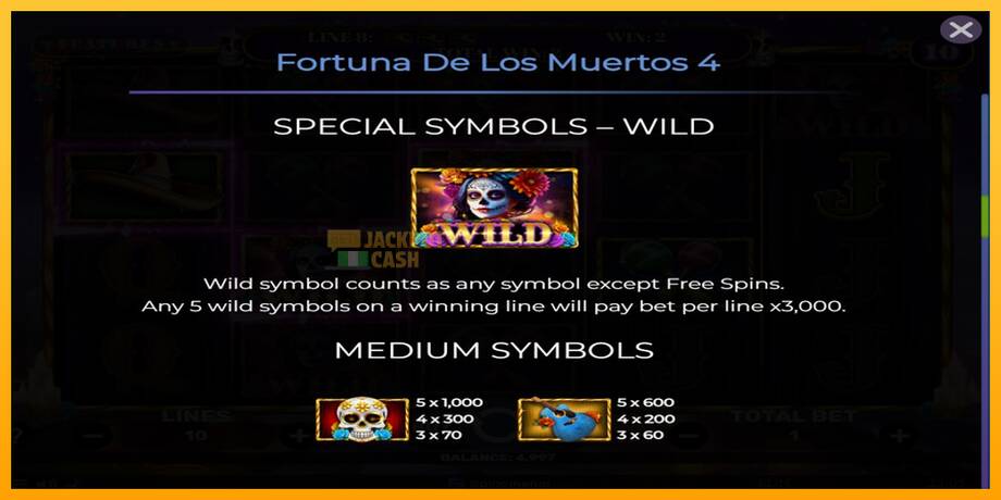 Fortuna De Los Muertos 4 машина за игри за пари, слика 6