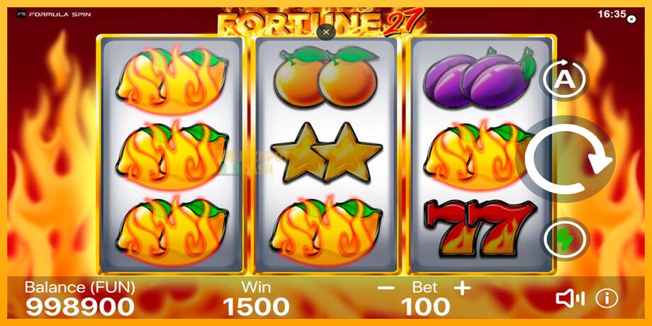 Fortune 27 машина за игри за пари, слика 2