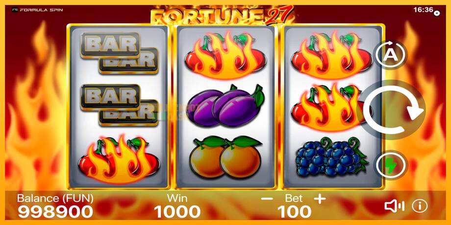 Fortune 27 машина за игри за пари, слика 3