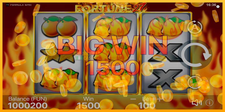 Fortune 27 машина за игри за пари, слика 4