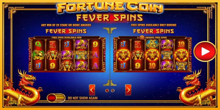 Fortune Coin Fever Spins машина за игри за пари, слика 3