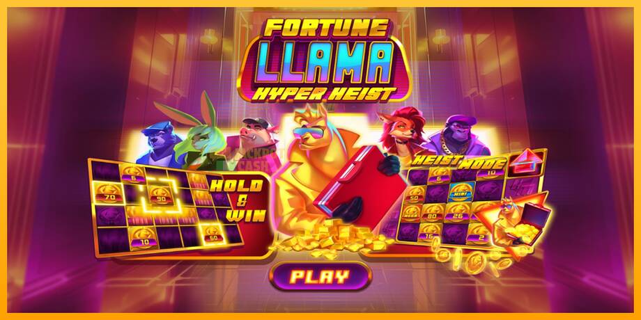 Fortune Llama Hyper Heist машина за игри за пари, слика 1