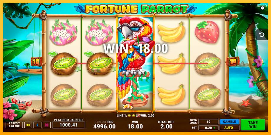 Fortune Parrot машина за игри за пари, слика 2