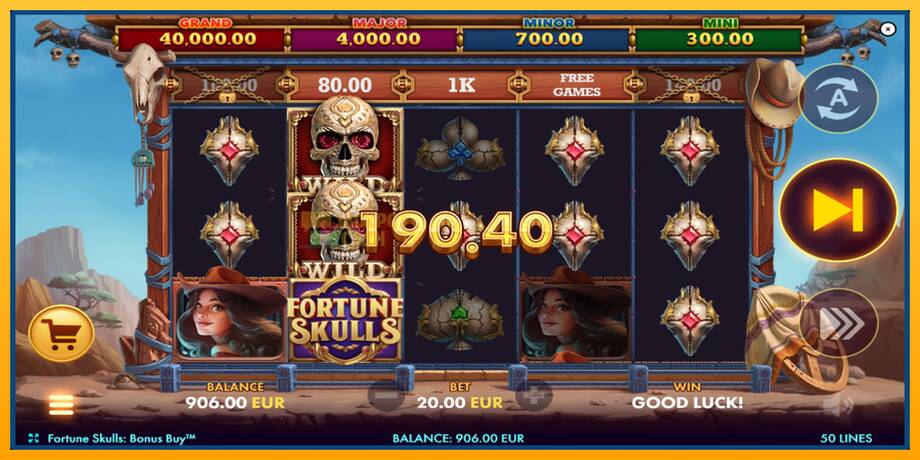 Fortune Skulls Bonus Buy машина за игри за пари, слика 4