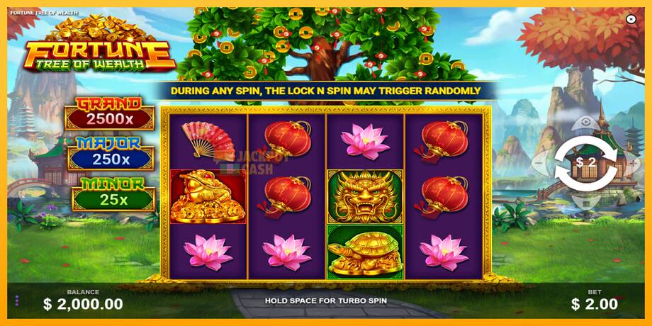 Fortune Tree of Wealth машина за игри за пари, слика 2