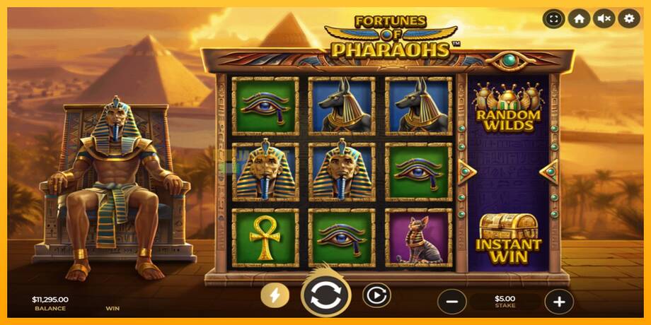 Fortunes of Pharaohs машина за игри за пари, слика 2