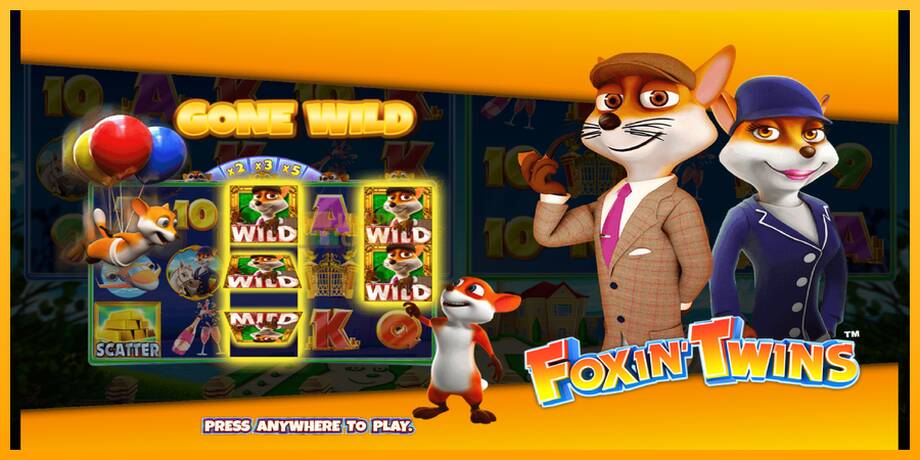 Foxin Twins машина за игри за пари, слика 1