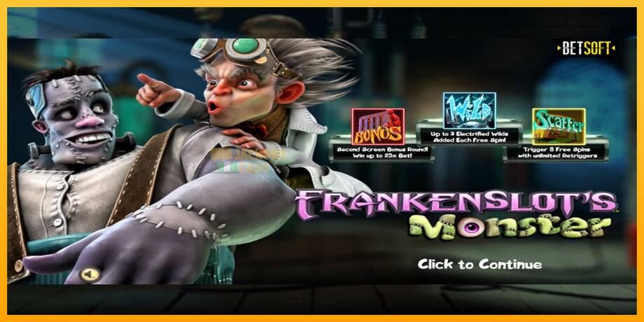 Frankenslots Monster машина за игри за пари, слика 1