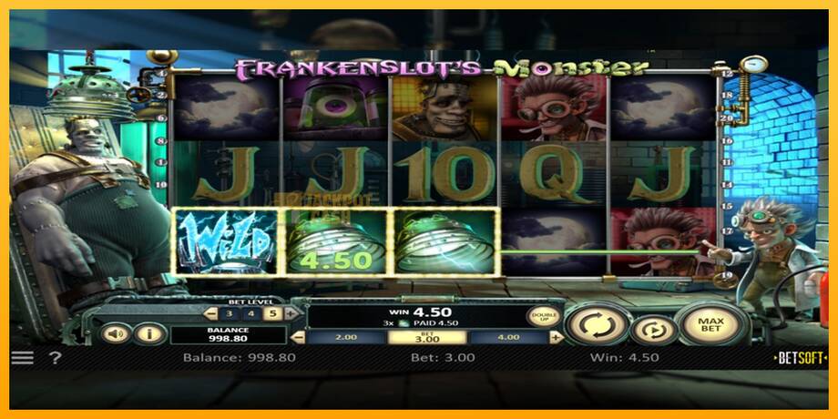 Frankenslots Monster машина за игри за пари, слика 3