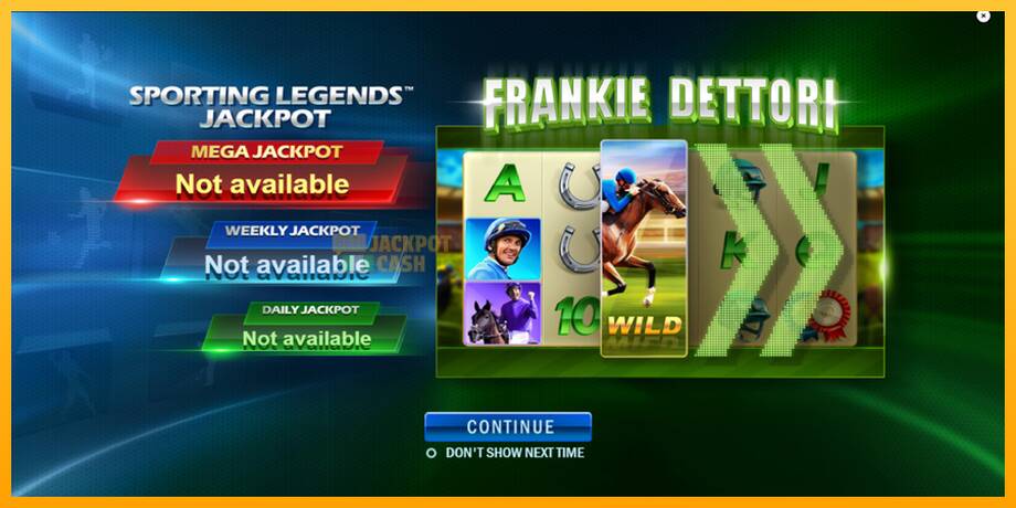 Frankie Dettori Sporting Legends машина за игри за пари, слика 1