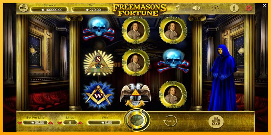 Freemasons Fortune машина за игри за пари, слика 2