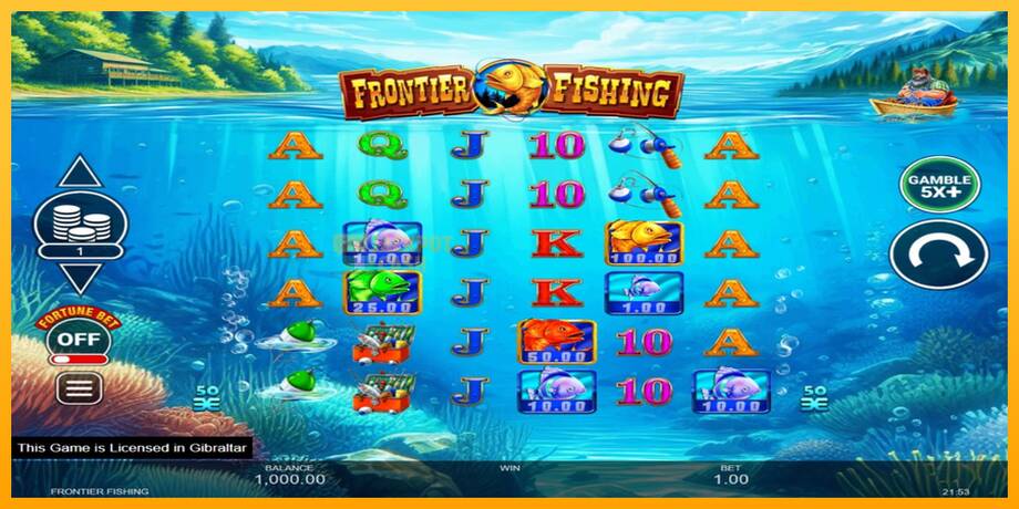 Frontier Fishing машина за игри за пари, слика 2