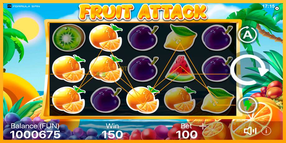 Fruit Attack машина за игри за пари, слика 2