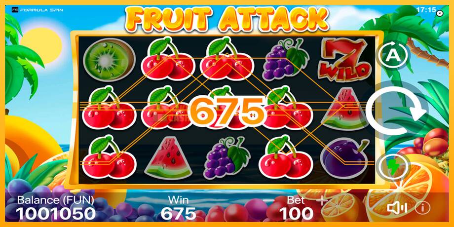 Fruit Attack машина за игри за пари, слика 3