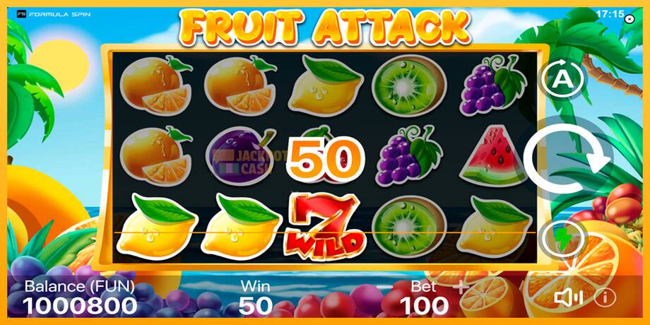 Fruit Attack машина за игри за пари, слика 4