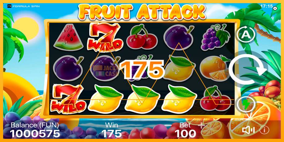 Fruit Attack машина за игри за пари, слика 5