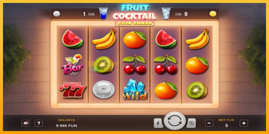 Fruit Cocktail Coin Chase машина за игри за пари, слика 1