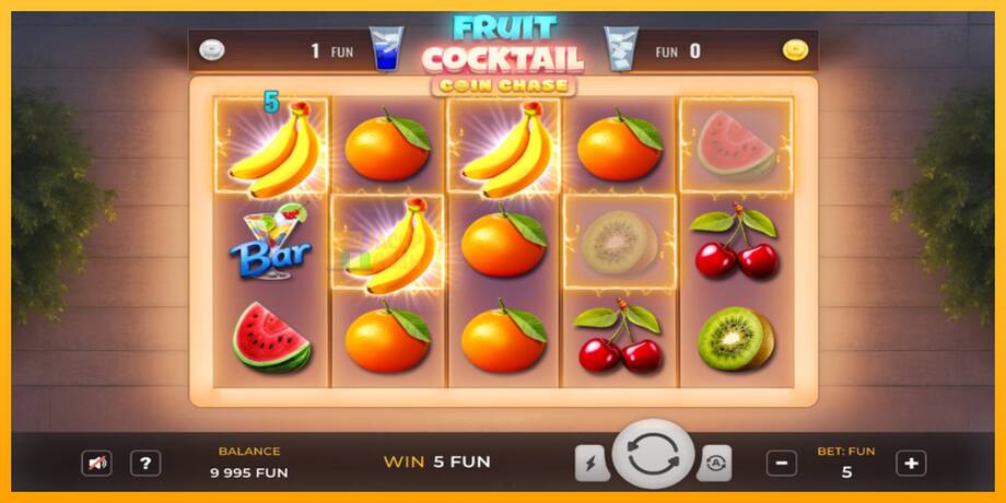 Fruit Cocktail Coin Chase машина за игри за пари, слика 2