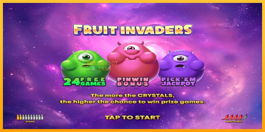 Fruit Invaders машина за игри за пари, слика 1