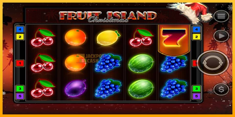 Fruit Island Christmas машина за игри за пари, слика 1