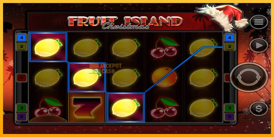 Fruit Island Christmas машина за игри за пари, слика 3