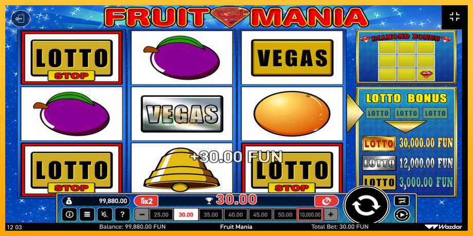 Fruit Mania машина за игри за пари, слика 2