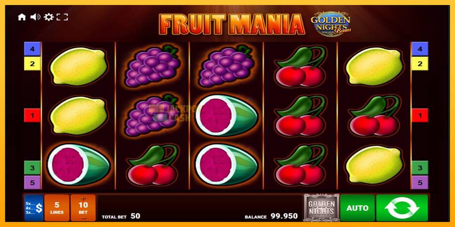 Fruit Mania Golden Nights машина за игри за пари, слика 1