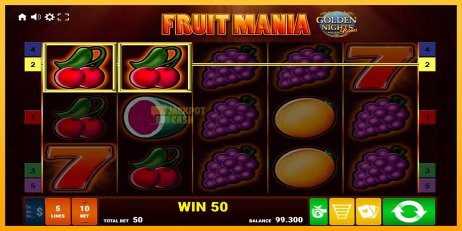 Fruit Mania Golden Nights машина за игри за пари, слика 2