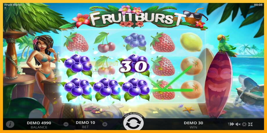 Fruitburst машина за игри за пари, слика 3