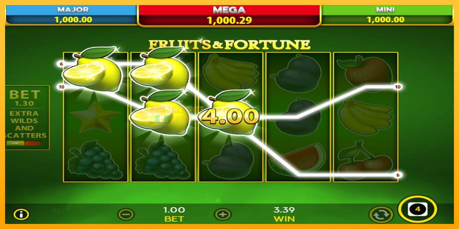 Fruits & Fortune машина за игри за пари, слика 4